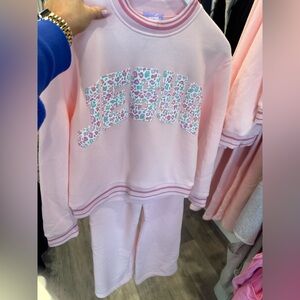 Pink Kids Pajamas with Graphic Design